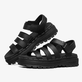 斯凯奇正品 当季 新款 Skechers 三字型绊带针扣女子复古厚底凉鞋