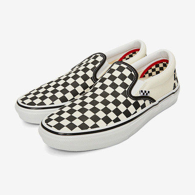 VANS范斯正品 Slip On男女棋盘格一脚蹬懒人鞋帆布鞋板鞋VN0A5FCA