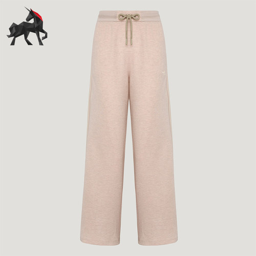 Adidas/阿迪达斯正品三叶草女士针织休闲日常系带柔软长裤KY8486