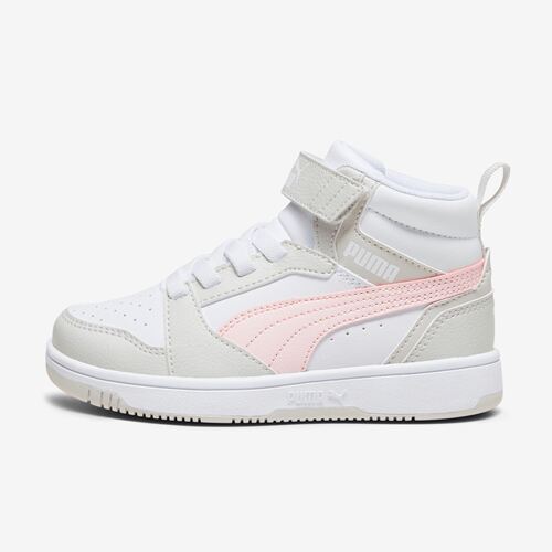 Puma彪马正品Rebound v6小童中帮魔术贴防滑耐磨运动鞋393832-04