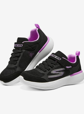 Skechers/斯凯奇正品GO RUN 400 V2女童运动透气绑带休闲鞋