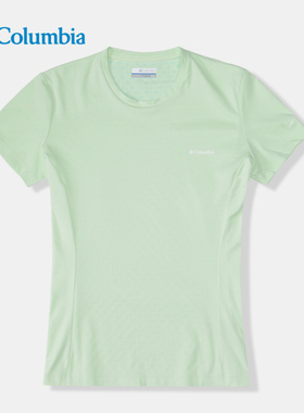 哥伦比亚正品21春夏新品短袖女子户外防晒吸湿休闲透气T恤 AR2957