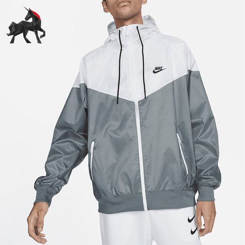 Nike/耐克正品Sportswear男士户外拼接连帽运动外套DA0001-084