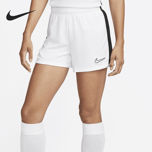 Nike/耐克正品Dri-FIT女士拼接运动松紧腰训练短裤DX0128-100