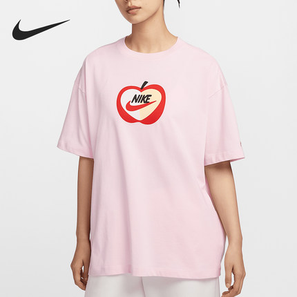 Nike/耐克官方正品新款Sportswear女士宽松经典印花T恤IB5577-663