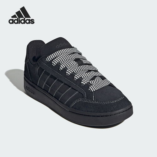 Adidas/阿迪达斯正品男女同款休闲耐磨平底舒适板鞋KK4730