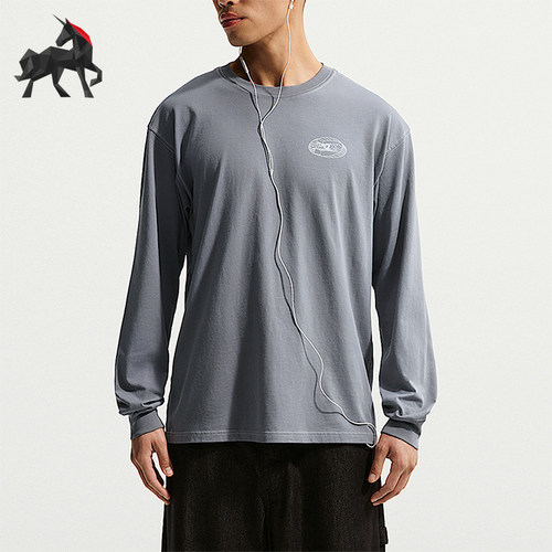 Nike/耐克正品男士时尚经典透气圆领套头长袖T恤IQ3770-065