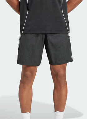 Adidas/阿迪达斯正品2025夏季款男士运动经典梭织透气短裤IW0407