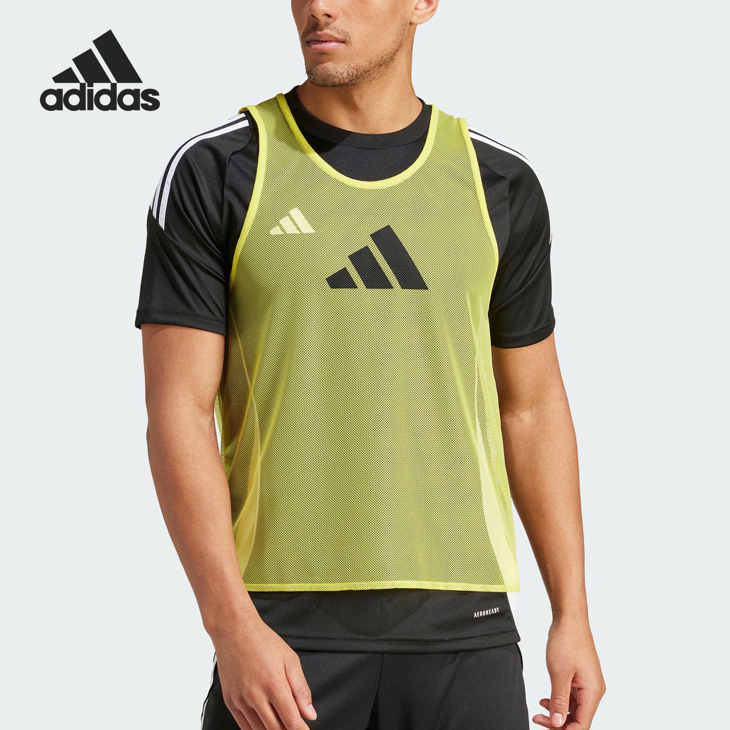 阿迪达斯男女足球背心