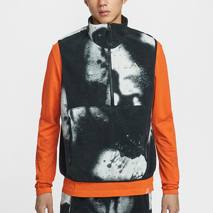 耐克正品 休闲摇粒绒图案马甲HV1122 ACG Tree男士 060 Wolf Nike