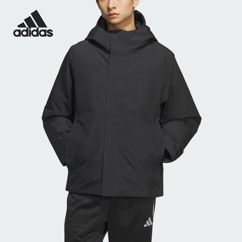 阿迪达斯男士保暖通勤羽绒服
