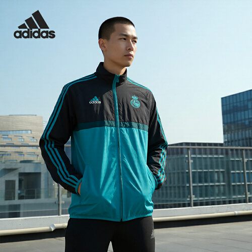 Adidas/阿迪达斯男子足球夹克