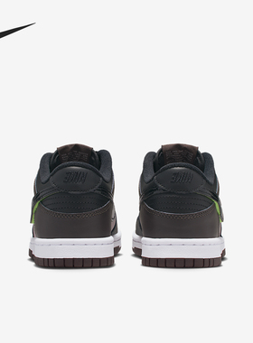 Nike/耐克正品Dunk Low GS女子大童经典轻便板鞋HQ1957-600