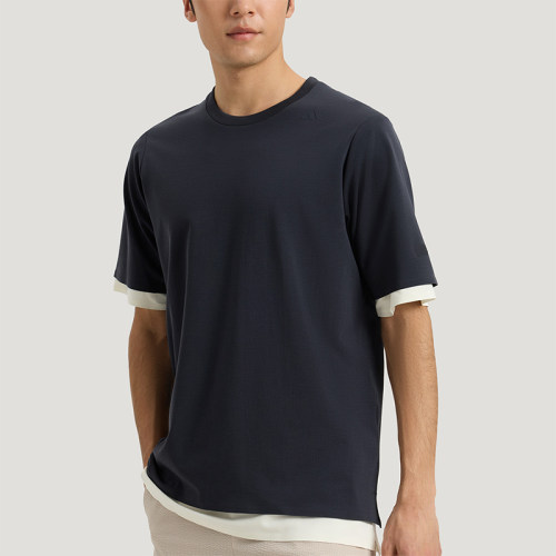 Adidas/阿迪达斯正品COTTON T-SHIRT男士简约日常短袖T恤KG0823