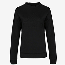 Adidas/阿迪达斯正品女款运动休闲秋冬套头衫圆领长袖卫衣 CW0092