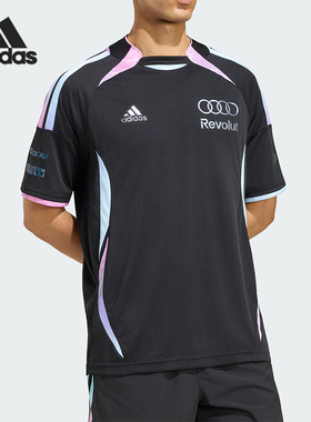 Adidas/阿迪达斯正品AU TG JSY AM 奥迪F1车队经典短袖T恤KE6662