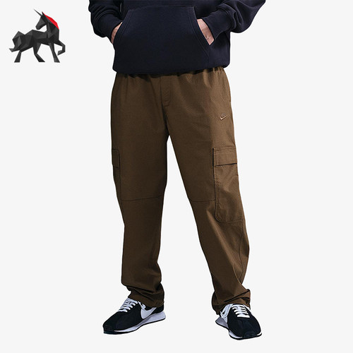 Nike/耐克正品2025男士舒适宽松运动休闲梭织工装长裤HV1434-235
