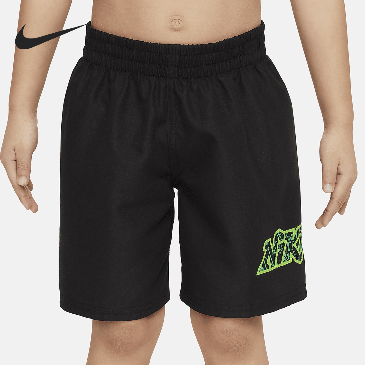 耐克小童弹性透气沙滩短裤