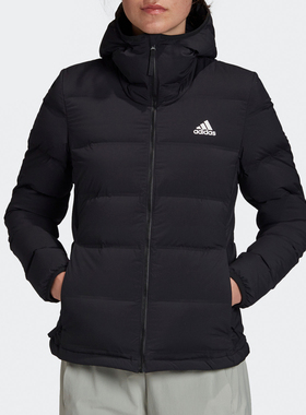 Adidas/阿迪达斯正品冬季新款女子连帽保暖运动羽绒服 FT2577
