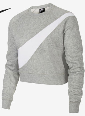 Nike/耐克正品新款NSW SWOOSH 女子运动休闲圆领卫衣 CV8654-063