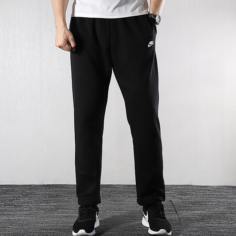 Nike/耐克官方正品男子休闲松紧腰直筒毛圈针织长裤 BV2714-010