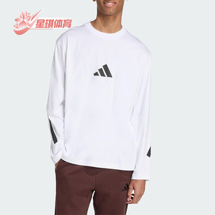 Z.N.E. 阿迪达斯正品 KE4903 TEE男士 休闲宽松针织长袖 Adidas