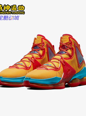 Nike/耐克正品LEBRON 19男士气垫时尚中帮篮球鞋DC9338-800