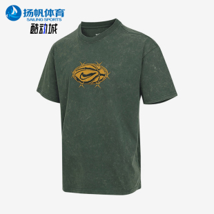 款 男士 印花时尚 Nike HV1676 2025秋季 圆领复古短袖 323 耐克正品