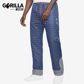 Nike 复古品牌Logo拼接宽松直筒休闲长裤 耐克正品 CLOT男士