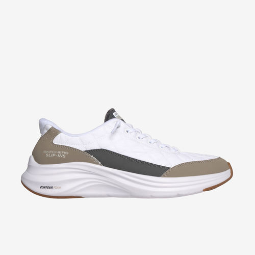 Skechers斯凯奇正品CONTOUR FOAM男一脚蹬运动休闲鞋233299-WTP