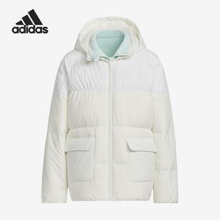 2023冬季 新款 阿迪达斯官方正品 Adidas 儿童防风休闲羽绒服IQ1358