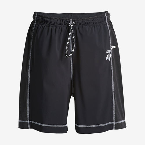 Adidas阿迪达斯正品三叶草联名男女撕裂复古明线休闲短裤DT9497