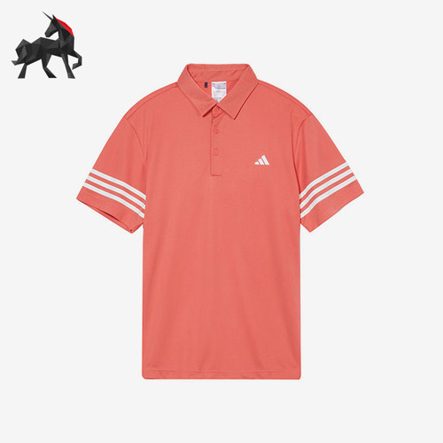 阿迪达斯男士翻领POLO衫
