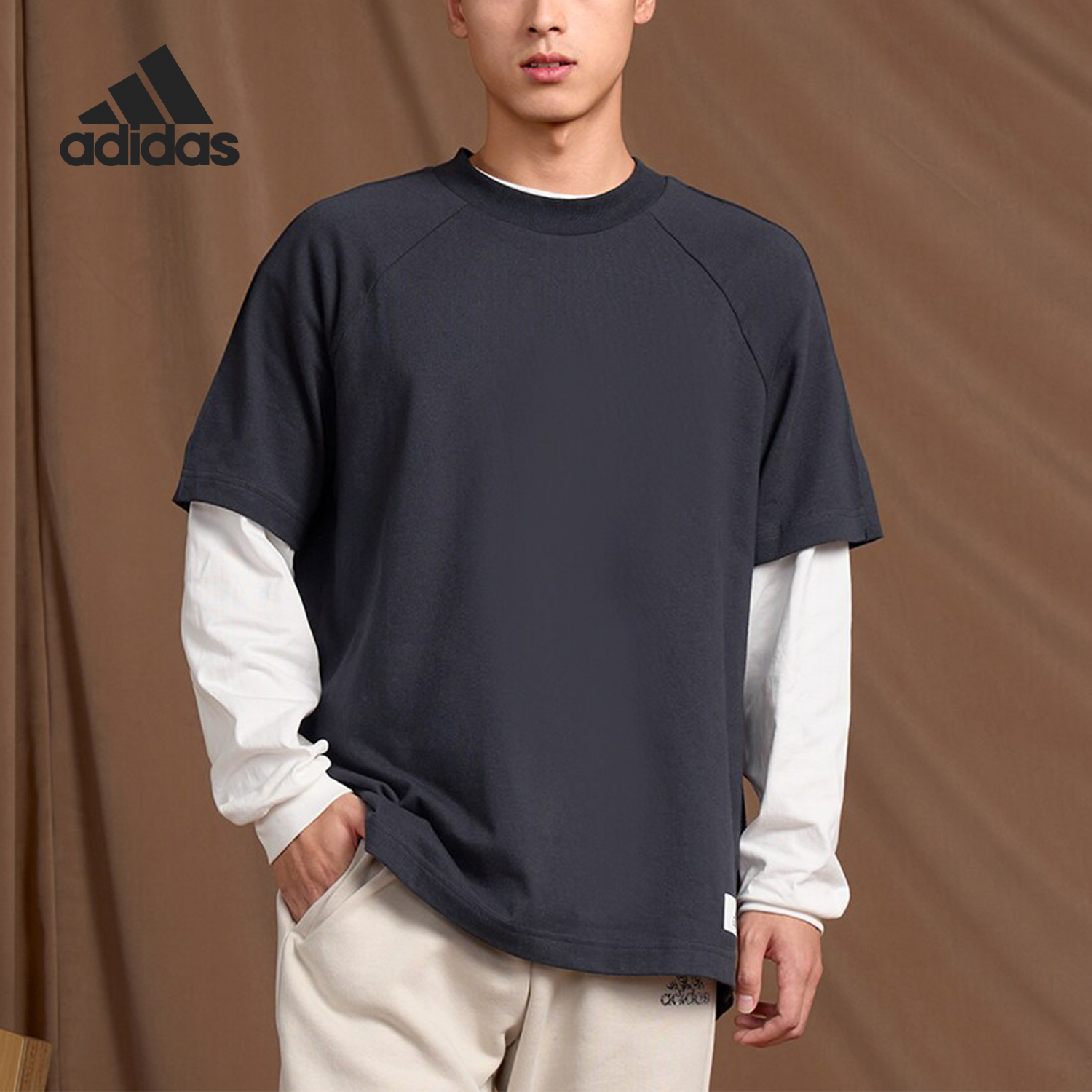 Adidas/阿迪达斯情侣款短袖T恤