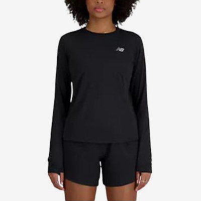 New Balance/NB正品2025新款女子时尚舒适百搭长袖T恤WT41256-BKH