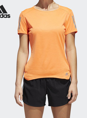 Adidas/阿迪达斯正品新款女子跑步训练休闲运动服短袖T恤 CF2152