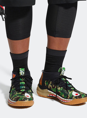 Adidas/阿迪达斯正品运动男士时尚低帮减震耐磨篮球鞋AP9974