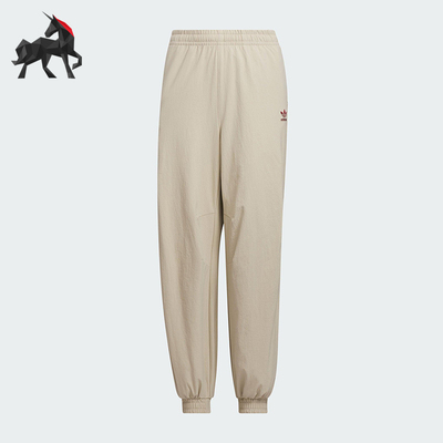 Adidas/阿迪达斯正品三叶草儿童宽松梭织束脚运动休闲长裤KF0328