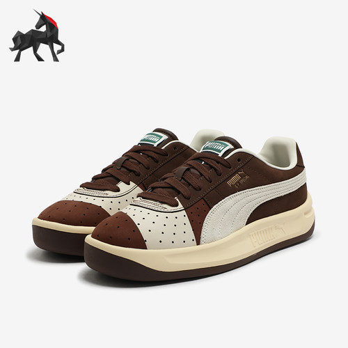 Puma/彪马正品GVSpecial新款男女棕米白色经典休闲板鞋401741-01