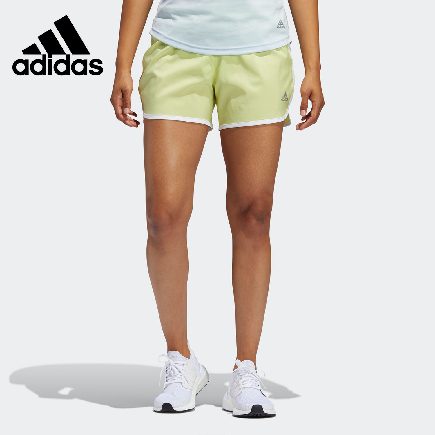 Adidas/阿迪达斯正品当季新款女子休闲时尚运动透气短裤FL7825