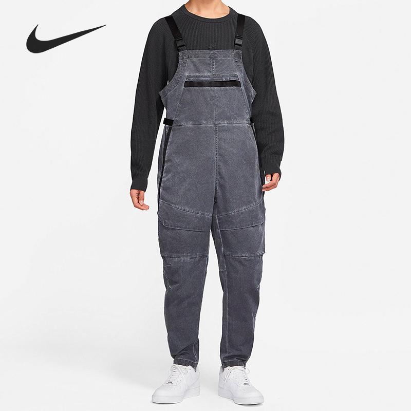 Nike/耐克官方正品新款男女工装休闲宽松长裤背带裤 DM5598-060