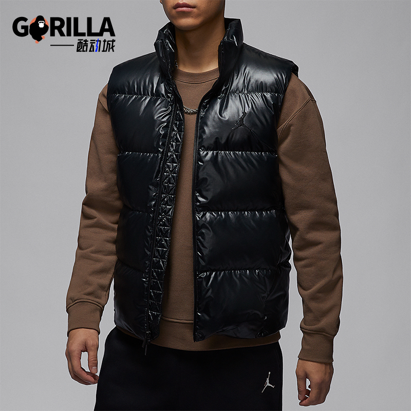 耐克男士保暖休闲户外棉马甲