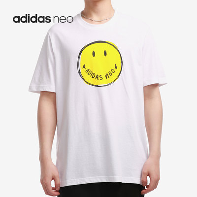 Adidas新款男子夏季运动t恤短袖