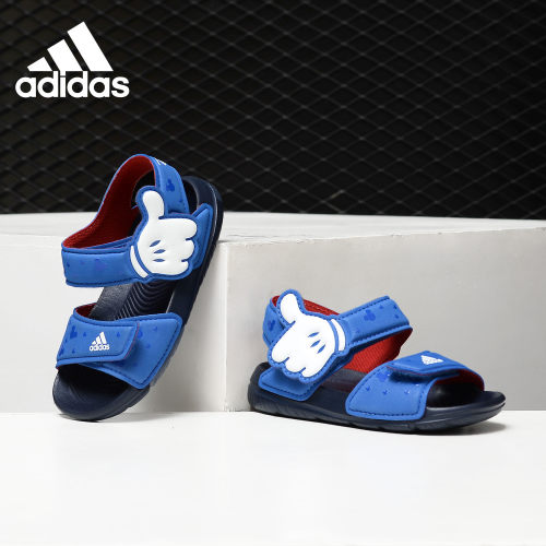 Adidas/阿迪达斯正品  当季新款男女童休闲透气凉鞋 CQ0107
