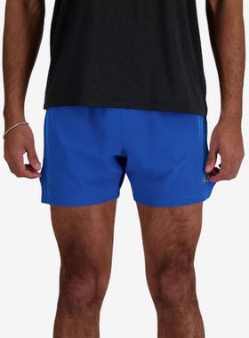 New Balance/NB正品夏季新款男子户外运动梭织短裤MS41286-BUL