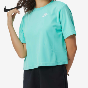 耐克官方正品 新款 Nike 夏季 349 女士宽松透气圆领短袖 T恤FB8353
