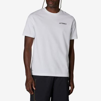 Adidas/阿迪达斯正品夏季男女户外透气简约图案短袖JD5956