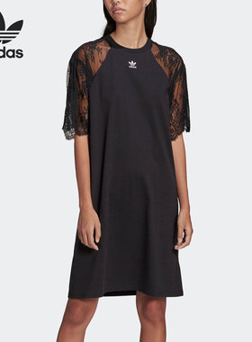 Adidas/阿迪达斯正品TEE DRESS三叶草女子运动连衣裙 HC4571