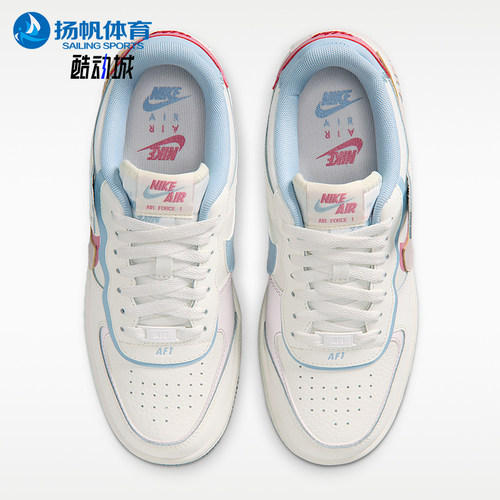 Nike/耐克正品Air Force 1女士休闲低帮系带耐磨运动鞋IQ9803-161