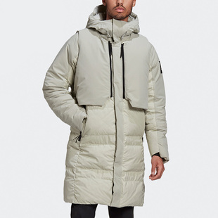 Adidas/阿迪达斯正品保暖男子冬马甲双面两件套保暖羽绒服 FT2430